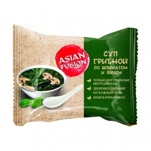 Суп грибной со шпинатом и яйцом Asian Fusion, 12 г